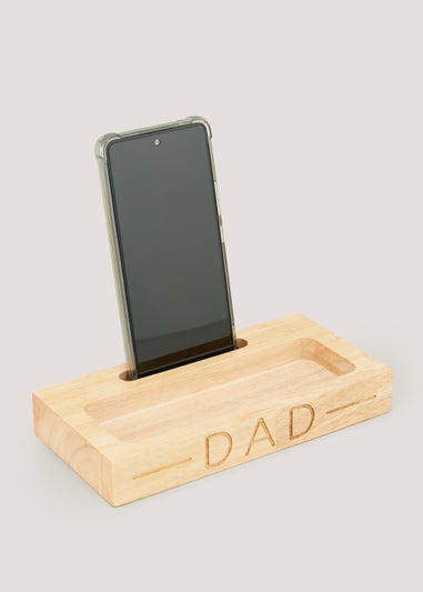 Dad Wooden Stand (20cm x 10cm x 3cm)