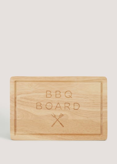 BBQ Wooden Serving Board (30cm x 20cm x 2cm)