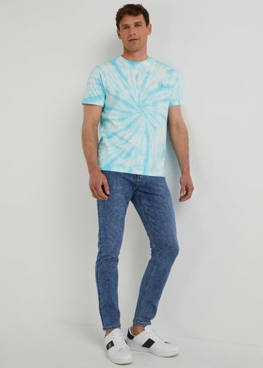 Mid Wash Ultra Comfort Skinny Fit Jeans