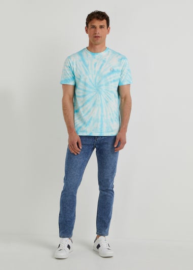 Mid Wash Ultra Comfort Skinny Fit Jeans