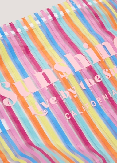 Multicoloured Sunshine Mesh Bag
