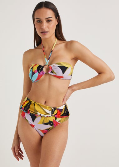 Et Vous Multicoloured Floral Bikini Top