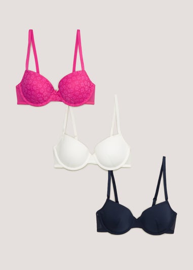 3 Pack T-Shirt Bras