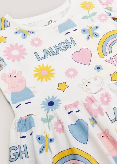 Girls Multicoloured Peppa Pig Print Jersey Dress (9mths-5yrs)