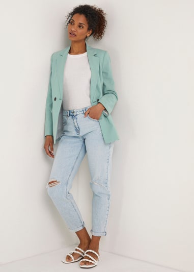 Sage Linen Blend Blazer