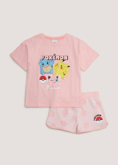 Kids Pink Pokemon Pyjama Set (5-12yrs)