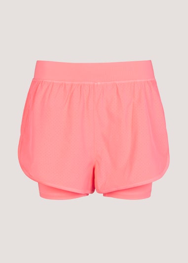 Souluxe Coral 2 in 1 Sports Shorts