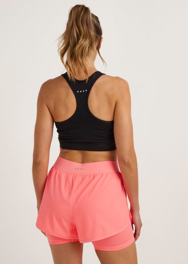 Souluxe Coral 2 in 1 Sports Shorts