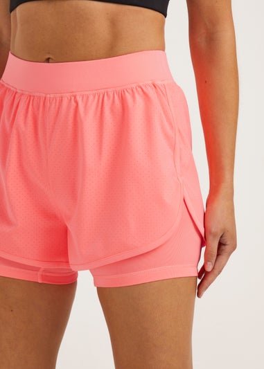 Souluxe Coral 2 in 1 Sports Shorts