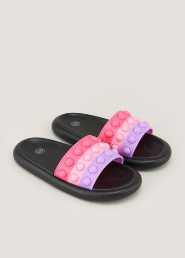 Girls Multicoloured Pop Sliders (Younger 9-Older 1)