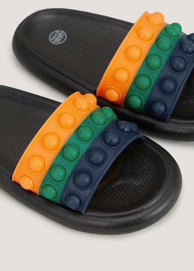 Boys Multicoloured Pop Sliders (Younger 9- Older 1)