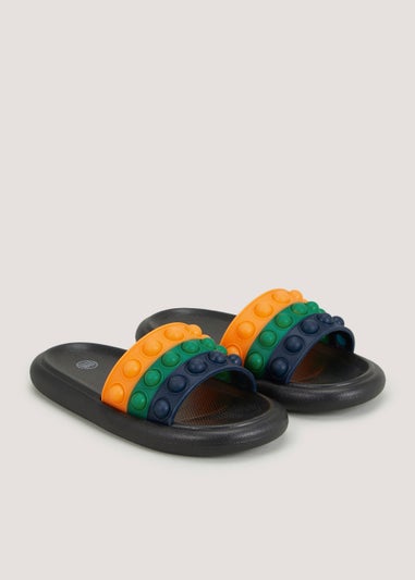 Boys Multicoloured Pop Sliders (Younger 9- Older 1)