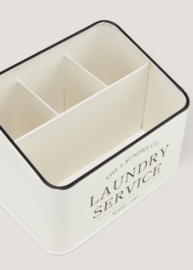 Cream The Laundry Co Wash Up Tin (12cm x 17cm x 12cm)