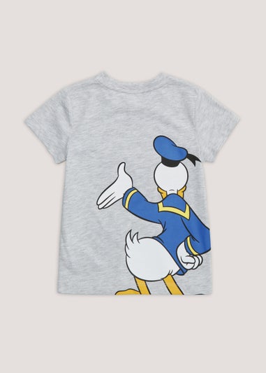 Kids Grey Marl Disney Donald Duck T-Shirt (12mths-6yrs)