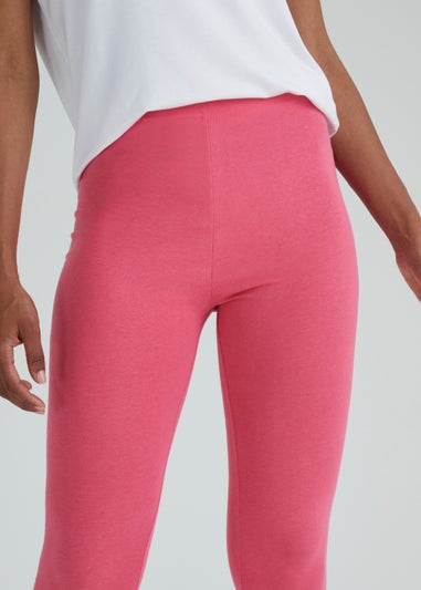 Pink Cropped Leggings