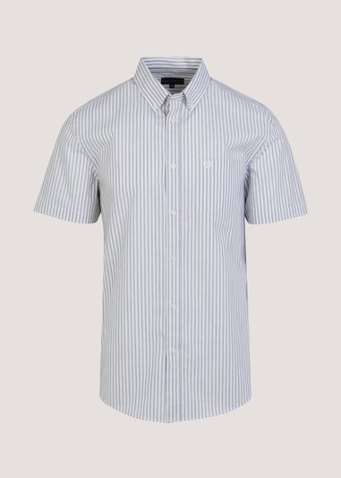Lincoln Grey Stripe Short Sleeve Shirt