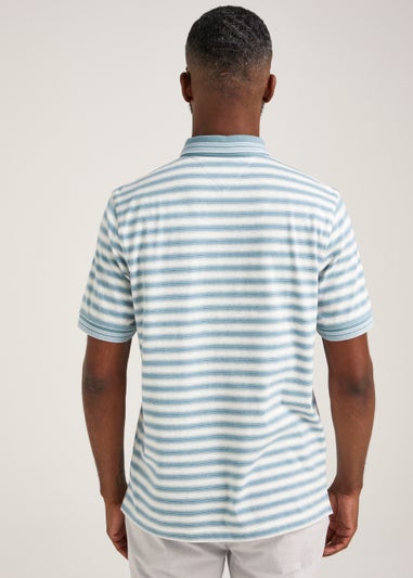 Lincoln Green Stripe Polo Shirt