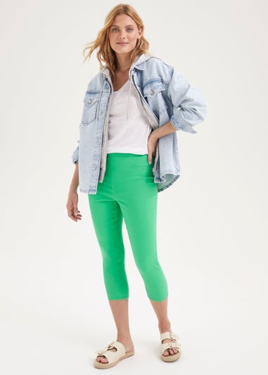 Rosie Green Cropped Pull On Jeggings