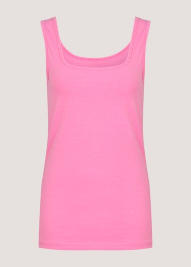 Pink Short Vest Top