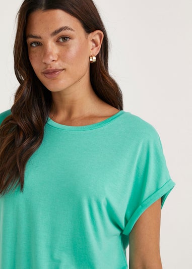 Mint Green Longline T-Shirt