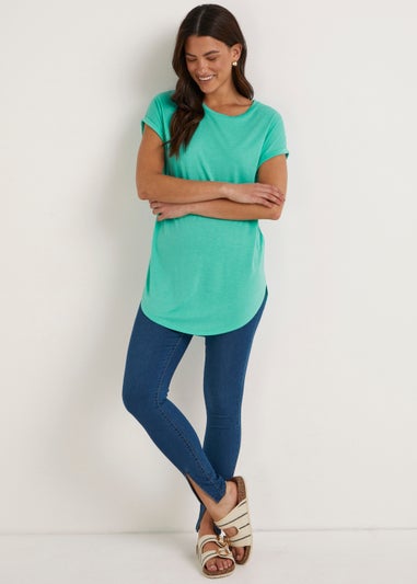 Mint Green Longline T-Shirt