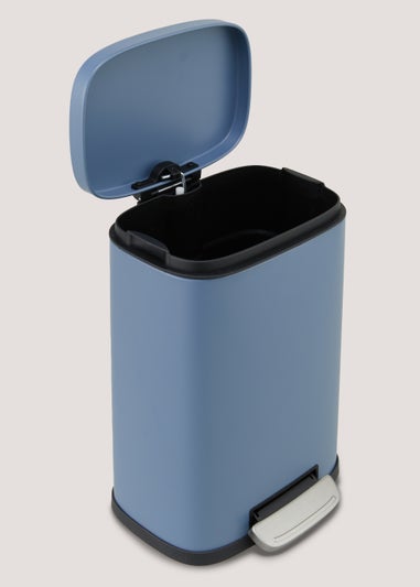 Blue Chunky Curved Bin (30cm x 21cm x 16cm)
