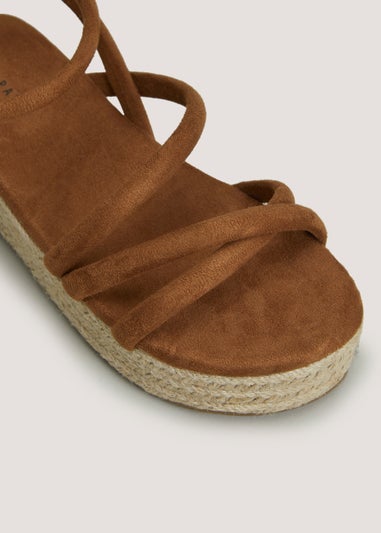 Tan Espadrille Sandals