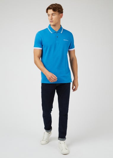 Ben Sherman Blue Signature Polo Shirt