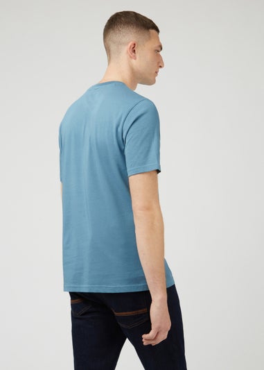 Ben Sherman Blue Target Print T-Shirt