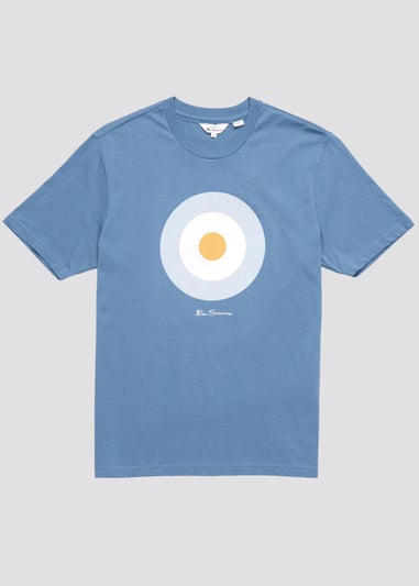 Ben Sherman Blue Target Print T-Shirt
