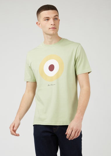 Ben Sherman Green Target Print T-Shirt