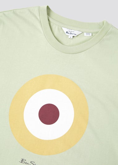 Ben Sherman Green Target Print T-Shirt