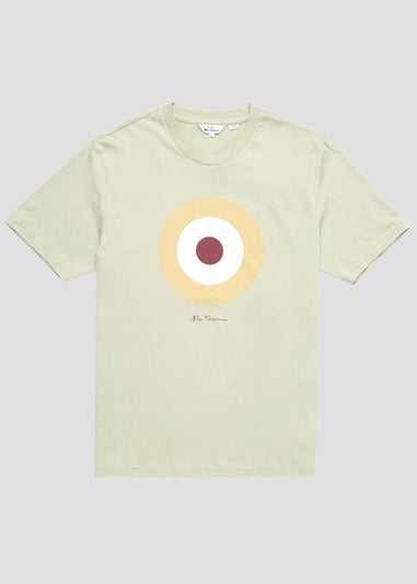 Ben Sherman Green Target Print T-Shirt