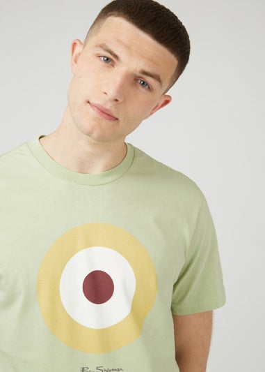 Ben Sherman Green Target Print T-Shirt