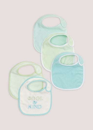 5 Pack Blue Bibs