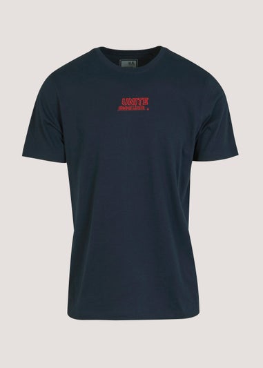 US Athletic Navy Emroidered T-Shirt