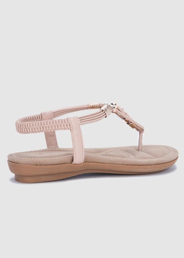 NOVO Nude Tucker Padded Sandals