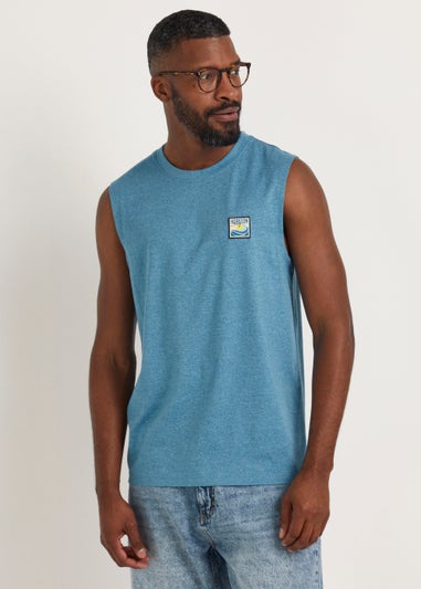 Blue Badge Vest Top