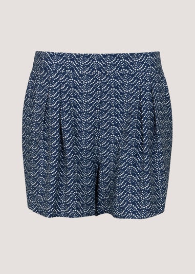 Navy Dot Soft Shorts