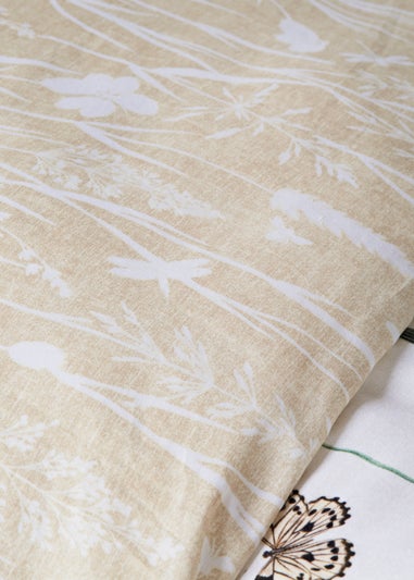 Natural Shoreline Reeds 100% Cotton Reversible Duvet Cover