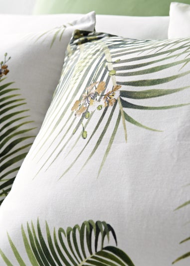 Green Palm House 100% Cotton Duvet Cover
