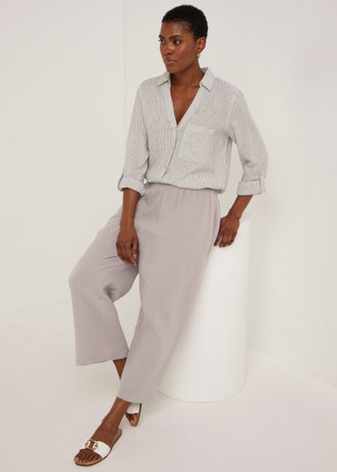 Stone Cropped Trousers - Matalan