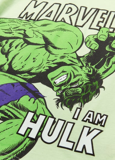 Kids Green Marvel I Am Hulk T-Shirt (2-9yrs)