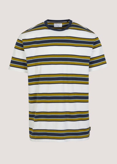 Navy Block Stripe T-Shirt