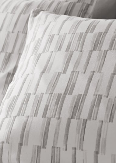 Grey Watermark Print Duvet Cover