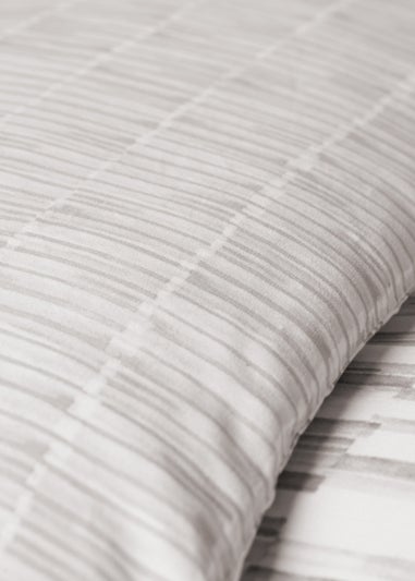 Grey Watermark Print Duvet Cover