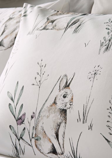 Lilac Bunny Reversible Duvet Cover
