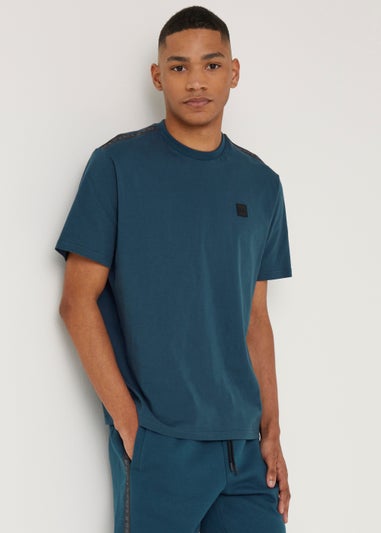 US Athletic Teal Tape T-Shirt