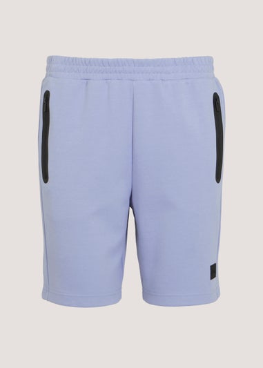 US Athletic Lilac Badge Shorts