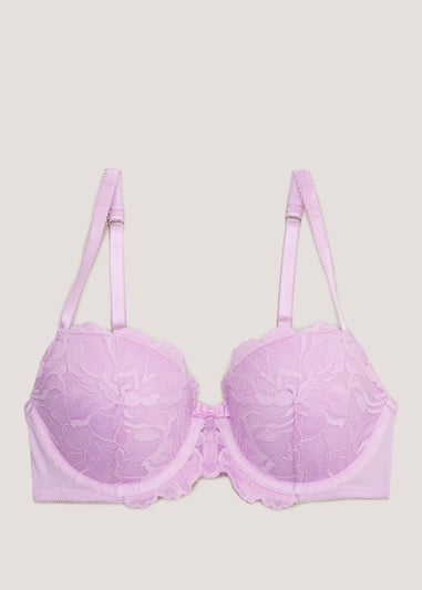 Lilac Lace Bra Matalan